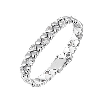 Moissanite Twinkle Heart Bracelet - 9mm