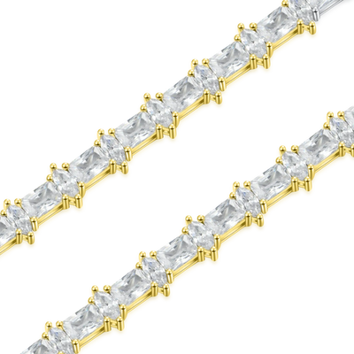 Moissanite Refined Luster Tennis Bracelet - 6mm