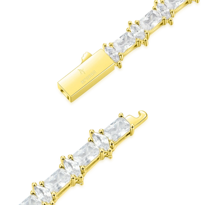 Moissanite Refined Luster Tennis Bracelet - 6mm