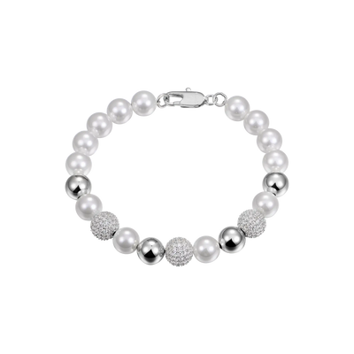 Trove Orbit Pearl Bracelet - 8mm