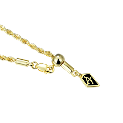 Saint Mary Radiant Pendant & Rope Chain Layer Set