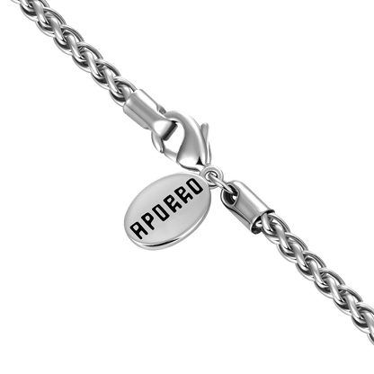 22" White Gold Franco Chain - 2.5mm