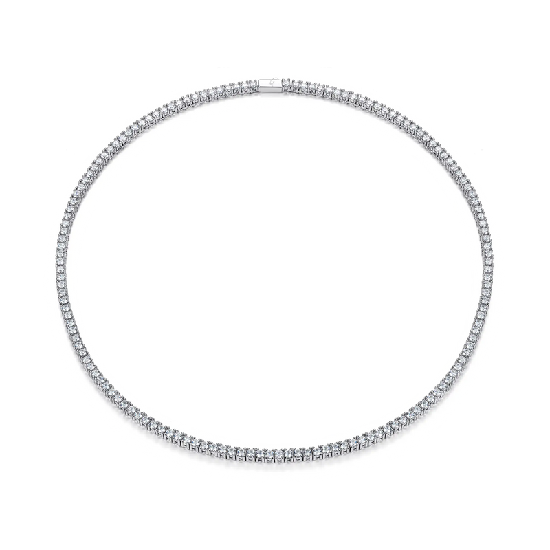 3mm Iced Tennis Chain for Men & Women - Moissanite Choker - APORRO