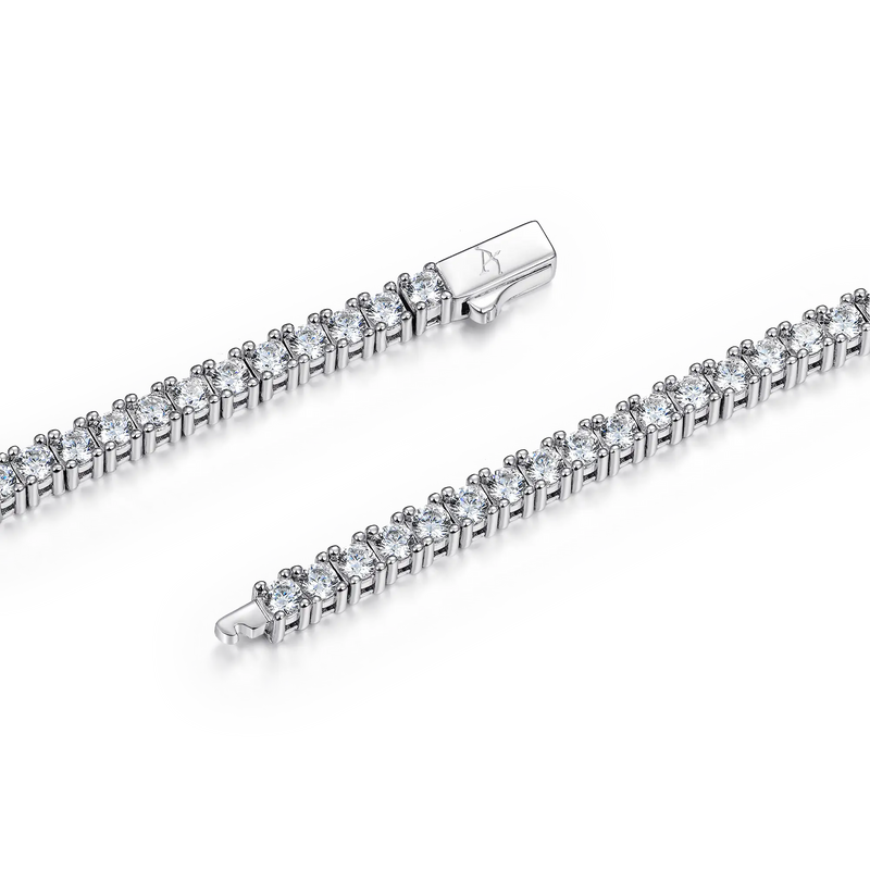 3mm Iced Tennis Chain for Men & Women - Moissanite Choker - APORRO