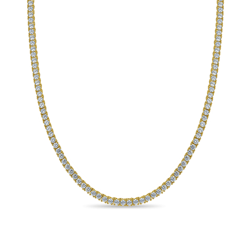 3mm Iced Tennis Chain for Men & Women - Moissanite Choker - APORRO