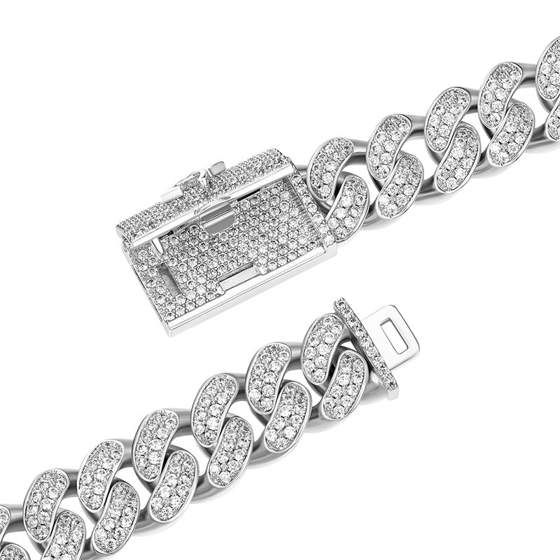 12mm Cuban Chain + 12mm Cuban Bracelet Gift Set - APORRO