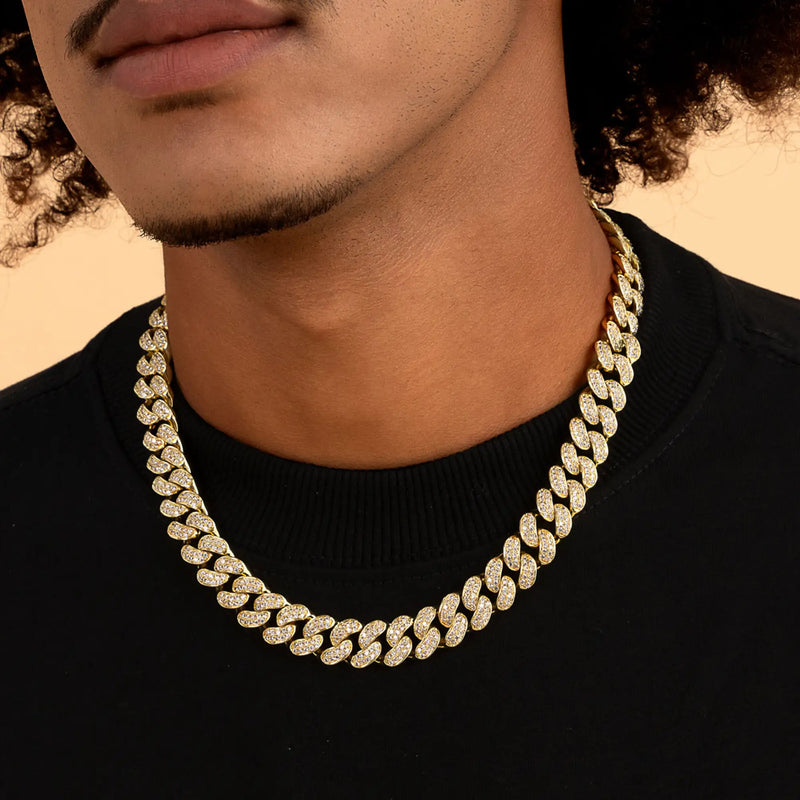 12mm Cuban Choker Chain - APORRO