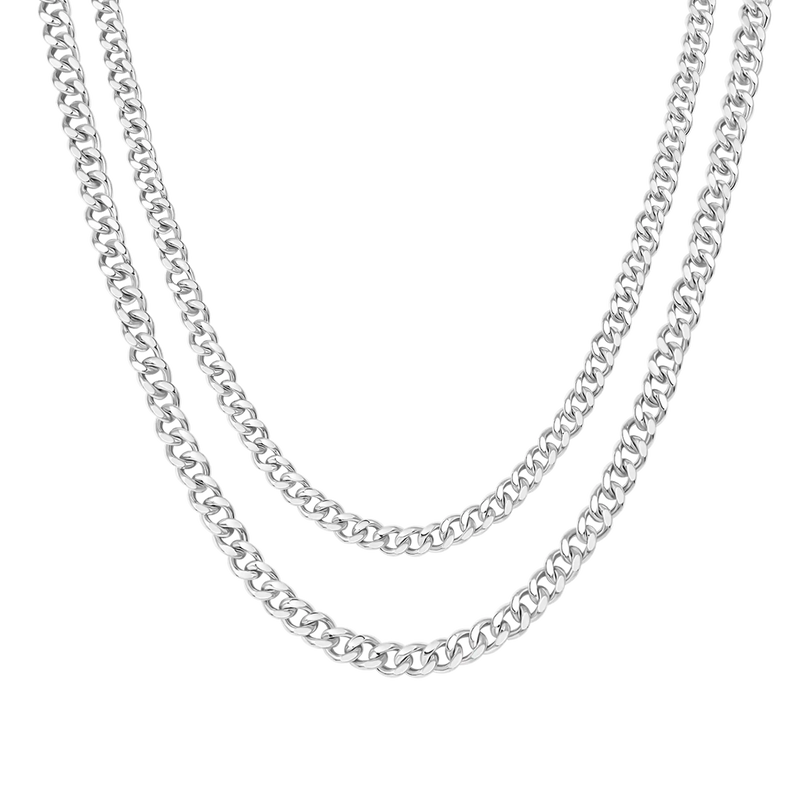 5mm Cuban Curb Chain & 3.5mm Cuban Curb Chain Gift Set - APORRO