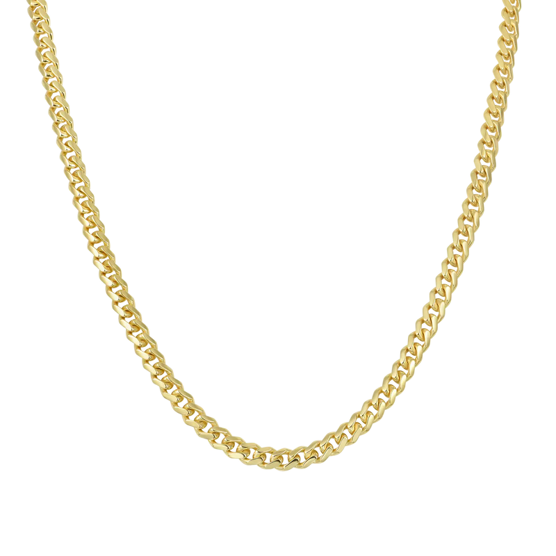 925 Sterling Silver 5mm Cuban Chain & 5mm Cuban Chain Gift Set - APORRO