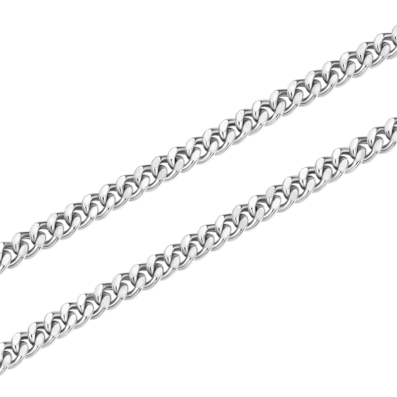 5mm Cuban Curb Chain & 3.5mm Cuban Curb Chain Gift Set - APORRO