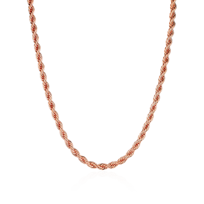 3.5mm Rope Chain - Rose Gold