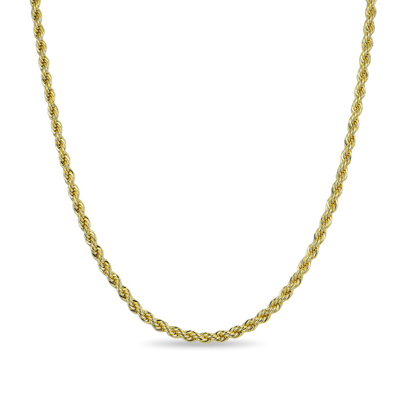 Rope Yellow Gold Chain - 3.5mm - APORRO