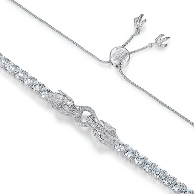 WONG Double Dragon Tennis Chain - 5mm