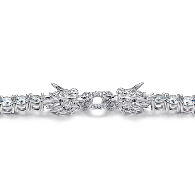 WONG Double Dragon Tennis Chain - 5mm