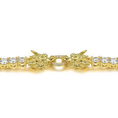 WONG Double Dragon Tennis Chain - 5mm
