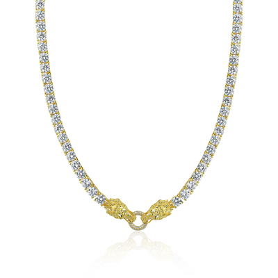 WONG Double Dragon Tennis Chain - 5mm