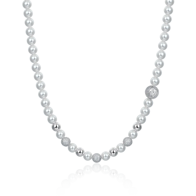 WONG Dragon Pearl and Bead Necklace - 8mm