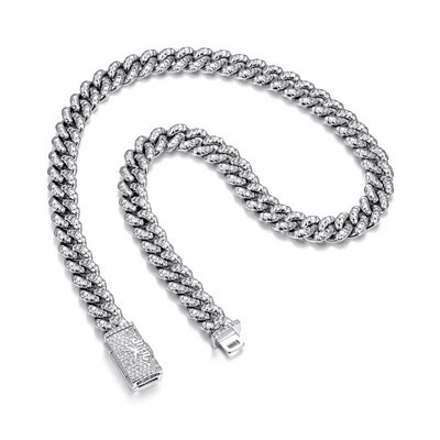 WONG Dragon Box Clasp Miami Cuban Chain - 10mm