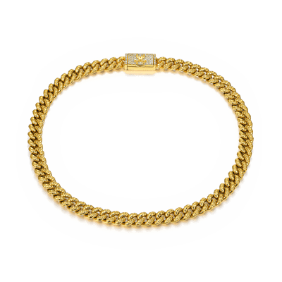 WONG Dragon Box Clasp Miami Cuban Chain - 10mm