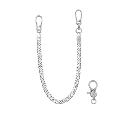 Solid Miami Cuban Chain & Wallet Chain - 12mm