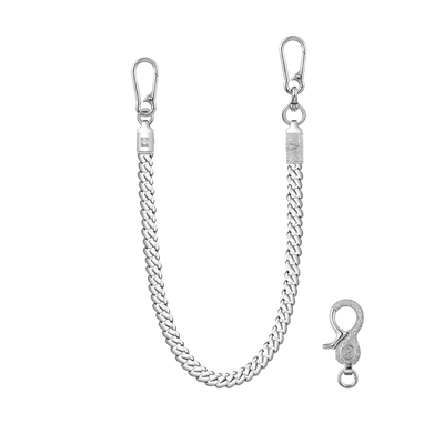 Solid Miami Cuban Chain & Wallet Chain - 12mm