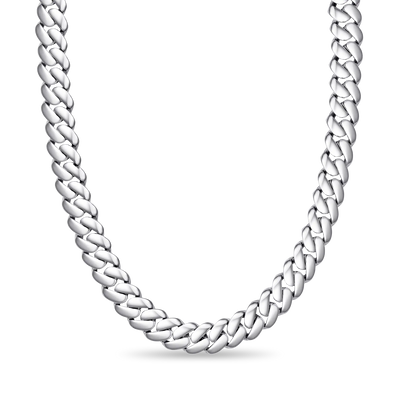 Solid Miami Cuban Chain - 12mm