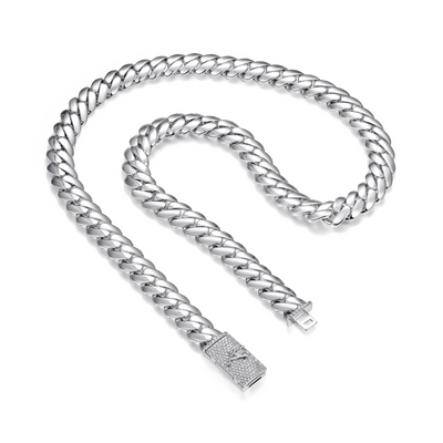Solid Miami Cuban Chain - 12mm