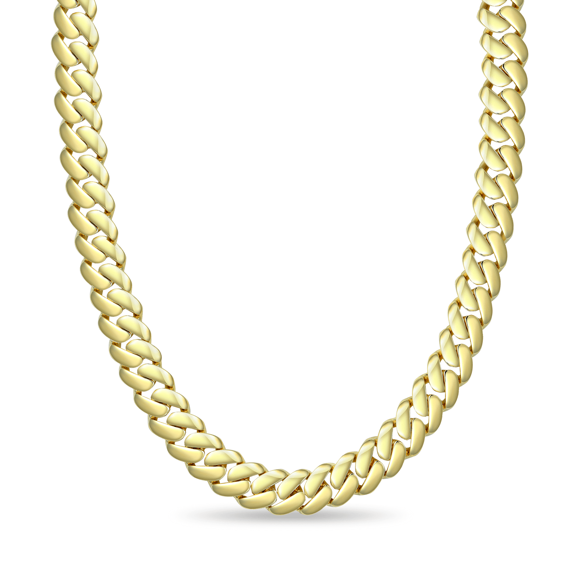【50cm】【12mm】【18K刻印あり】【Miami Cuban】 50cm】【12mm】【18K刻印あり】【Miami Cuban】