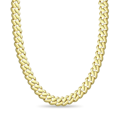 Solid Miami Cuban Chain - 12mm