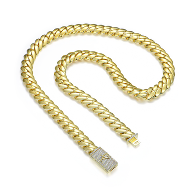 Solid Miami Cuban Chain - 12mm