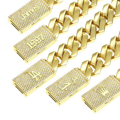 Custom Plain Gold Prong Bracelet - White Gold