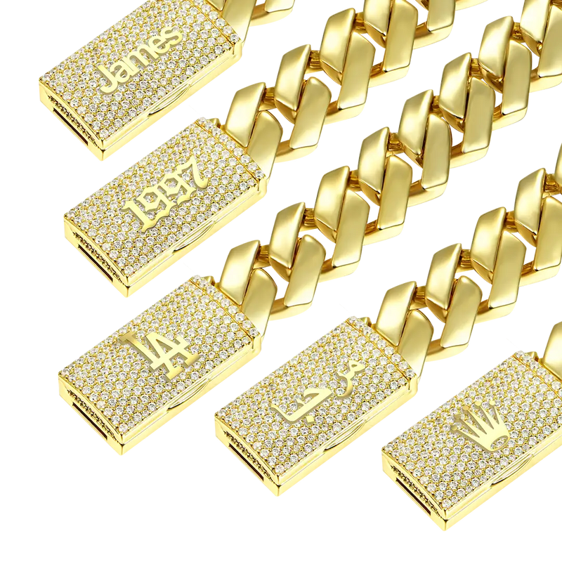Custom Plain Gold Prong Bracelet
