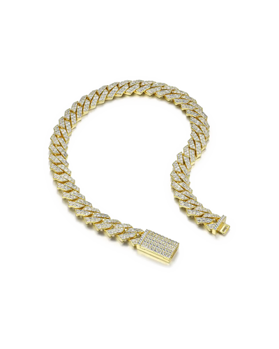 Emerald Cut Prong Cuban Link Chain - 19mm