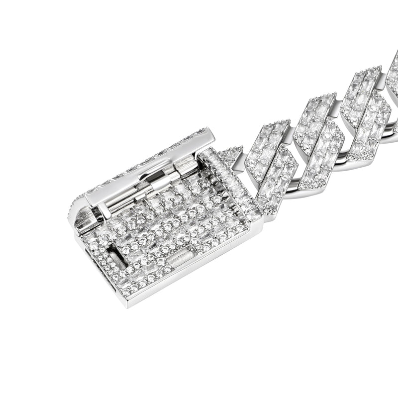 12mm Moissanite Diamond Prong Choker Chain- Fine Jewelry - APORRO