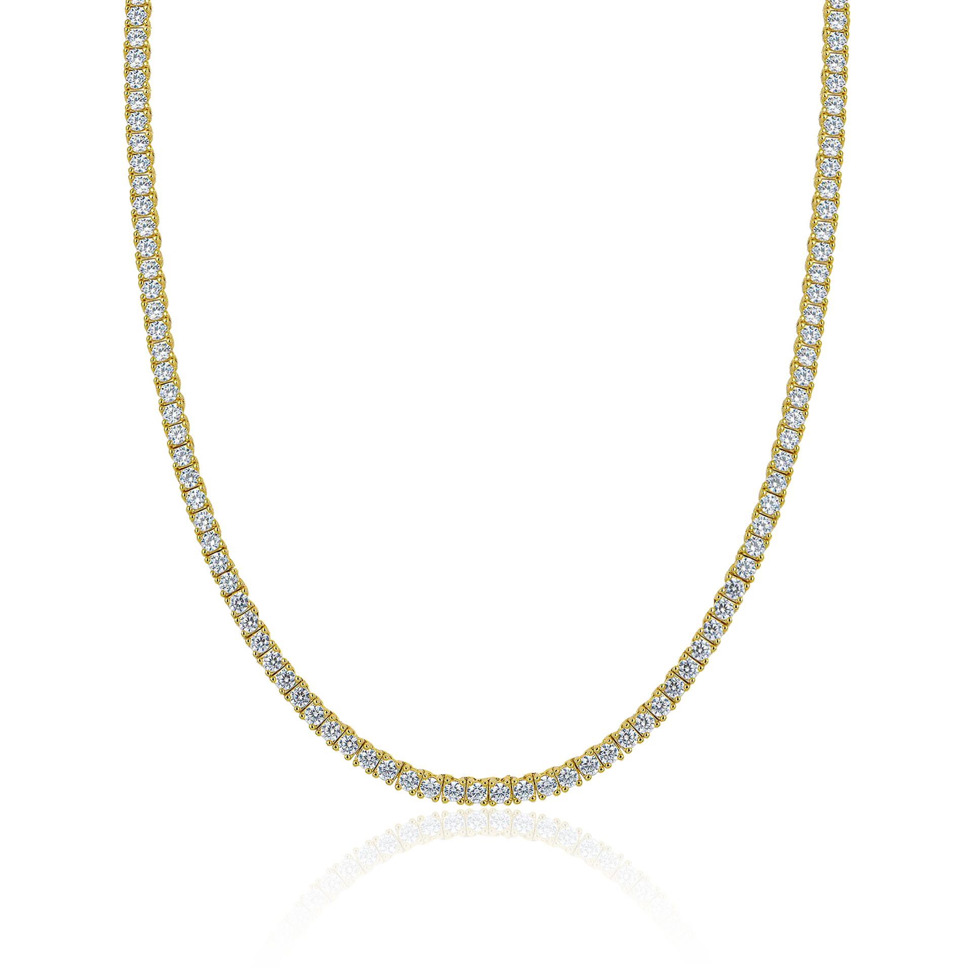 Iced Tennis Chain 3mm – Everyday Men's Jewelry – APORRO