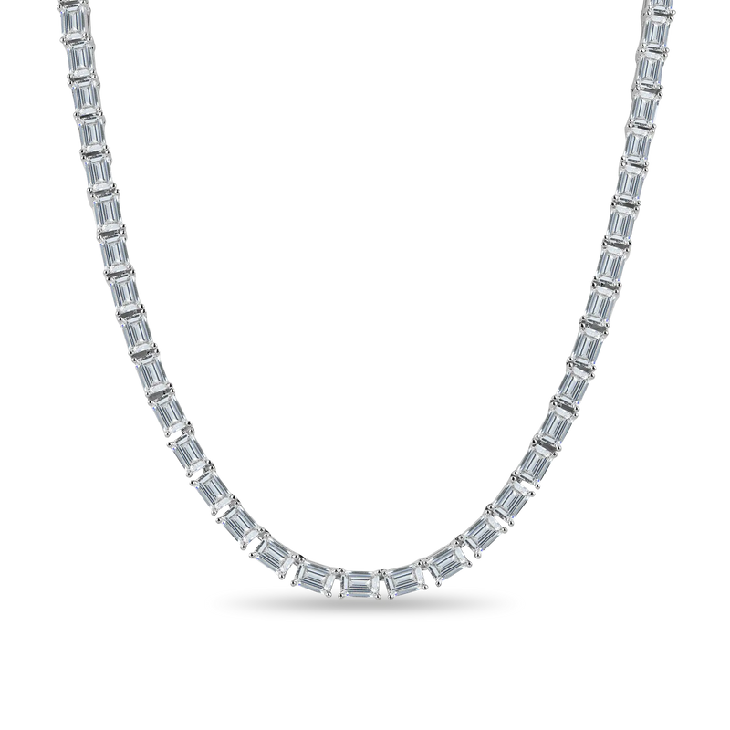 Emerald Cut Tennis Chain - 4mm - APORRO