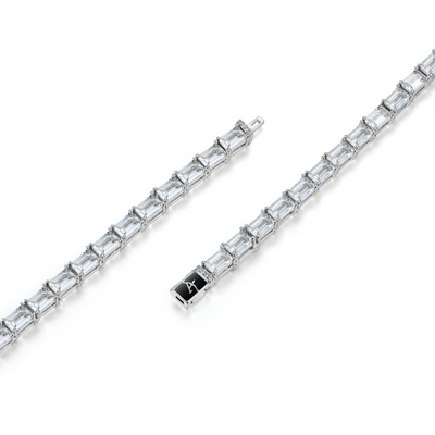 Emerald Cut Tennis Chain - 4mm