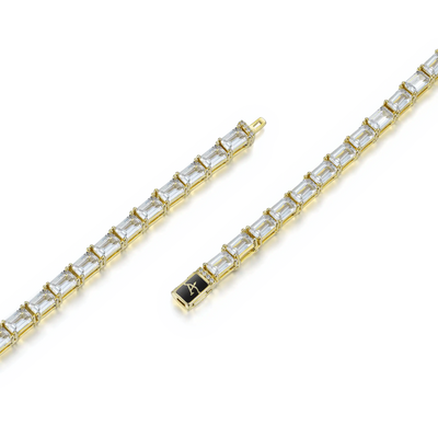 Emerald Cut Tennis Chain - 4mm