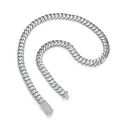 Plain Gold Cuban Link Chain - 8mm