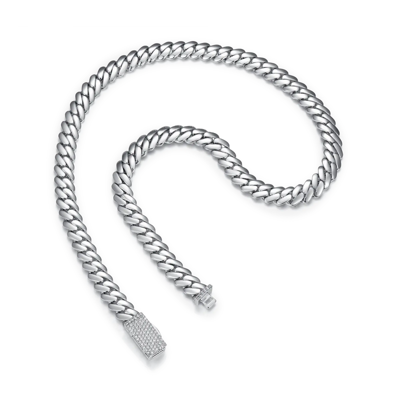 Plain Gold Cuban Link Chain - 8mm - APORRO