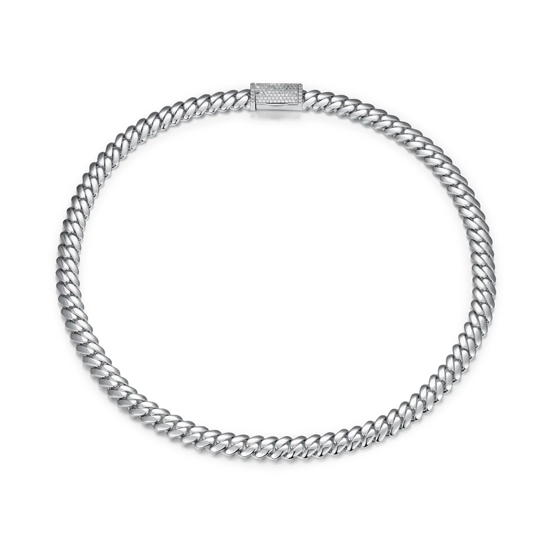 Plain Gold Cuban Link Chain - 8mm - APORRO