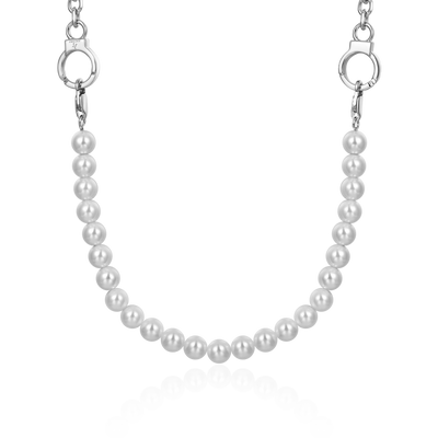ESSENTIALS Handcuffs Pearl Panel Detachable Necklace