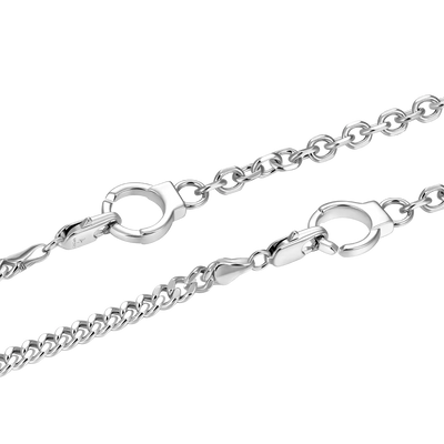 18" Detachable Handcuffs Buckle Necklace - 5mm