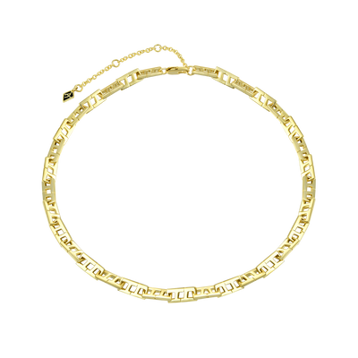 Aporro "AP" Adjustable Stitching Necklace - 7mm