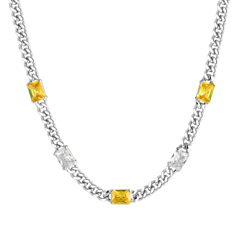 ESSENTIALS Gemstone Adjustable Choker Necklace - APORRO