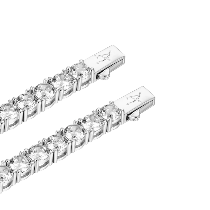 3mm Iced Tennis Chain + 3mm Iced Tennis Bracelet Gift Set - APORRO
