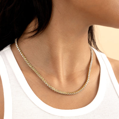 Iced Moissanite Tennis Chain - 3mm