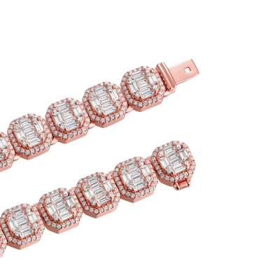 Rose Gold Stellar Jesus Pendant & Chain Trinity Set