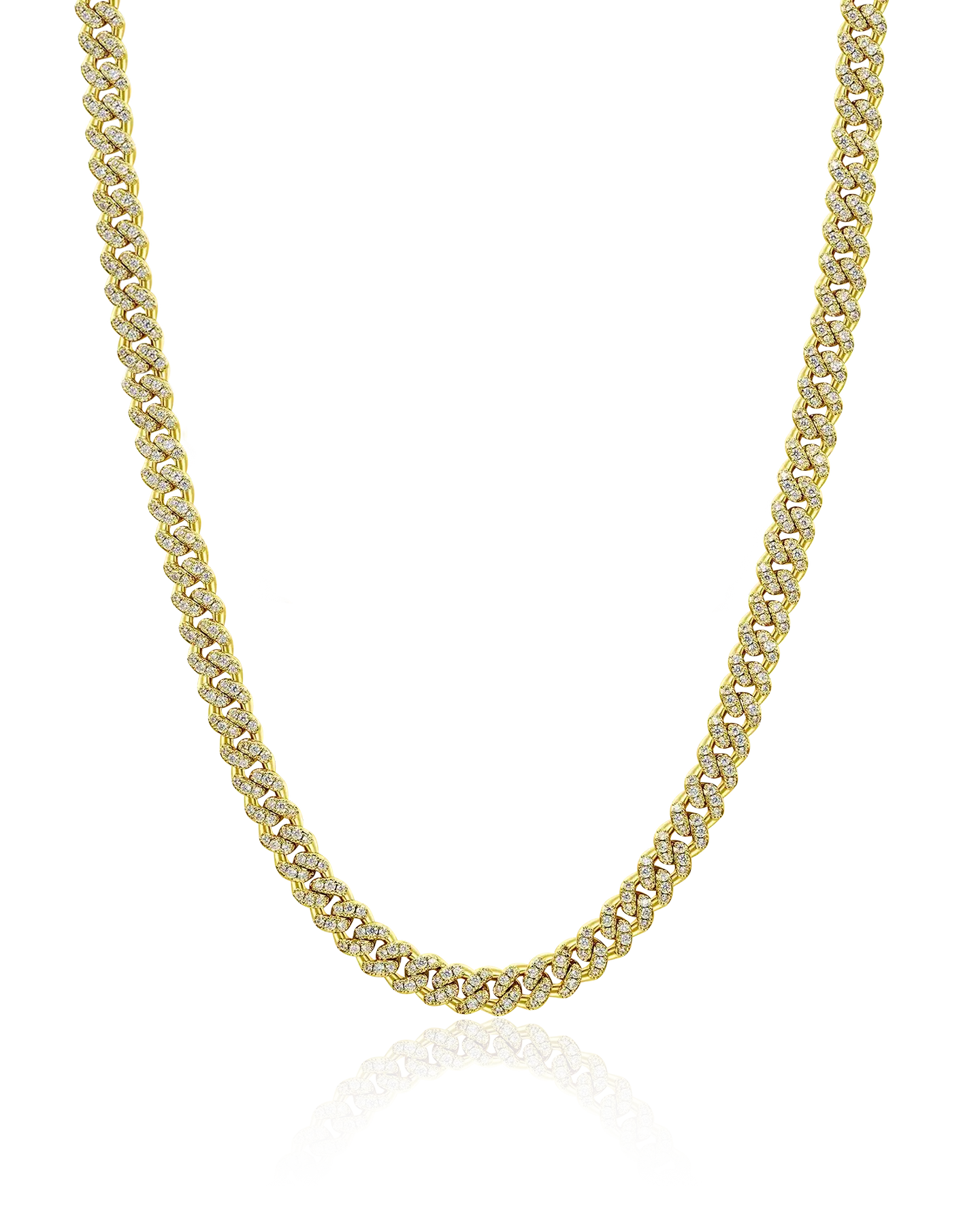 Round Cut Cuban Link Chain - 6mm
