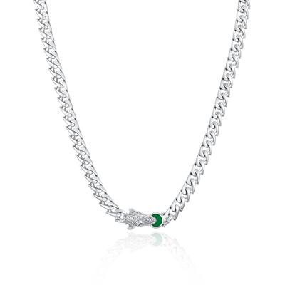 WONG Ⅱ Ridge Miami Cuban Curb Chain - 8mm